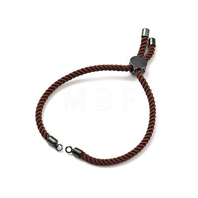Half Finished Twisted Milan Rope Slider Bracelets FIND-G032-01B-18-1