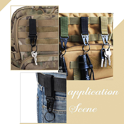 6Pcs 3 Colors Nylon Tactical Molle Straps DIY-BC0009-29-1