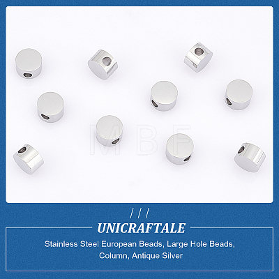 Unicraftale 304 Stainless Steel Beads STAS-UN0046-98-1