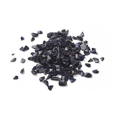 Synthetic Blue Goldstone  Beads X-G-O103-25-1