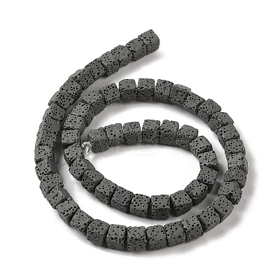 Natural Lava Rock Beads Strands G-L435-01-6mm-23-1