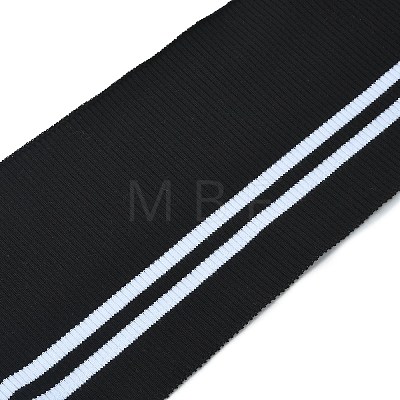 95% Cotton & 5% Elastic Fiber Ribbing Fabric for Cuffs FIND-WH0032-60A-1