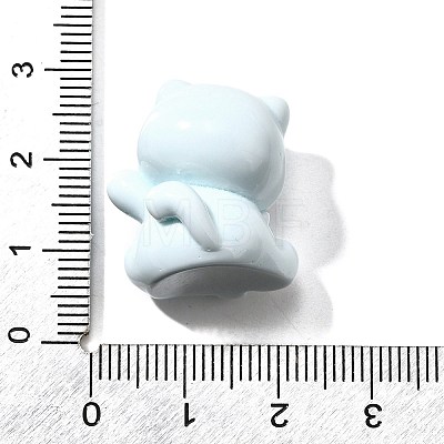 Opaque Cute Little Cat Resin Ornament RESI-S015-02A-1