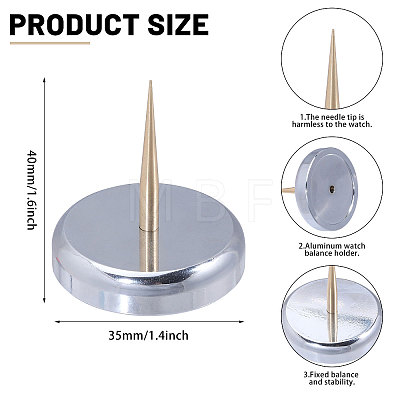 Aluminum Watch Movement Supplies FIND-WH0148-086-1