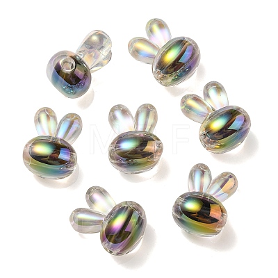 UV Plating Rainbow Iridescent Acrylic Beads X1-PACR-E001-05G-1