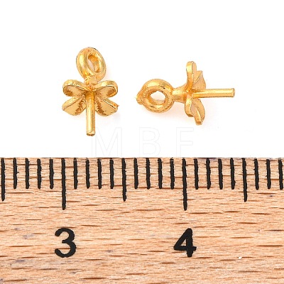 Rack Plating Brass Pendant Bails KK-Z070-22G-01-1