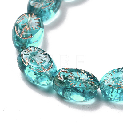 Transparent Glass Beads Strands GLAA-F114-05C-1
