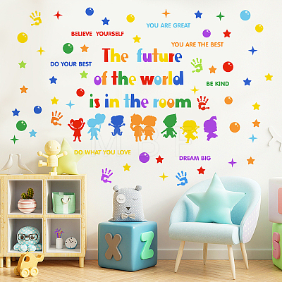 PVC Wall Stickers DIY-WH0228-381-1