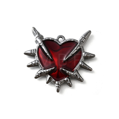 Alloy Enamel Gothic Style Pendants PALLOY-R157-06B-07A-1