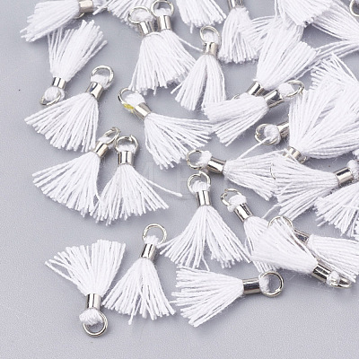 Polycotton(Polyester Cotton) Tassel Pendant Decorations FIND-S275-32P-1