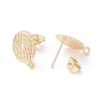 ARRICRAFT Brass Stud Earring Findings DIY-AR0001-22-1
