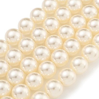 Glass Pearl Beads Strands HY-G002-01F-02-1