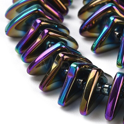 Electroplate Glass Beads Strands GLAA-K061-04A-FB02-1
