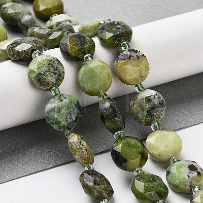 Natural Australia Jade/Chrysoprase Beads Strands G-NH0004-038-1