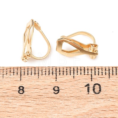 316 Surgical Stainless Steel Clip-on Earring Findings STAS-P397-02G-1
