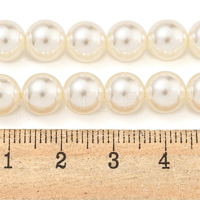 Glass Pearl Beads Strands HY-G002-01D-02-1