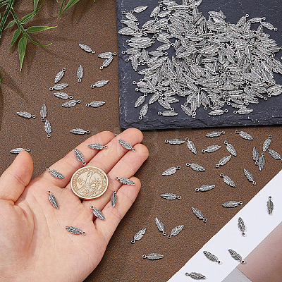 300Pcs Tibetan Style Alloy Pendants TIBEP-DC0001-53-1