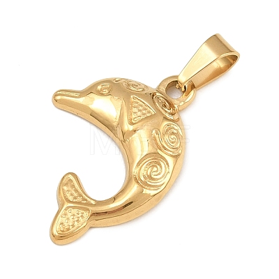 Ion Plating(IP) 304 Stainless Steel Pendants STAS-B141-03D-G-1