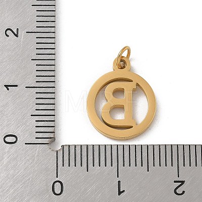 304 Stainless Steel Charms
with Jump Ring STAS-R001-02G-B-1