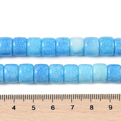 Dyed Glass Beads Strands GLAA-H037-01E-1