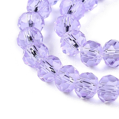 Transparent Glass Beads Strands GLAA-T023-6mm-B01-1