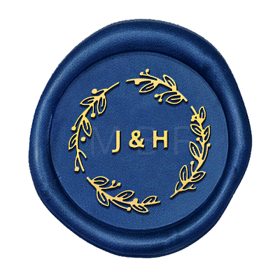 Wax Seal Brass Stamp Head AJEW-WH0209-494-1