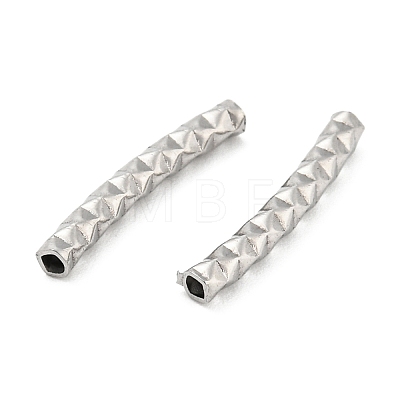 304 Stainless Steel Tube Beads STAS-B047-29A-P-1
