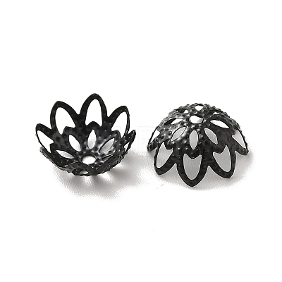 304 Stainless Steel Flower Fancy Bead Caps STAS-G085-16EB-1