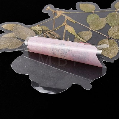 6Pcs Plant PET Adhesive Waterproof Stickers DIY-K074-01B-1