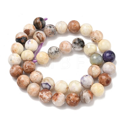 Natural Purple Opal Beads Strands G-L642-B21-10mm-1