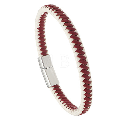 Imitation Leather Cord Braided Bracelets FS-WGFB3DB-01-1
