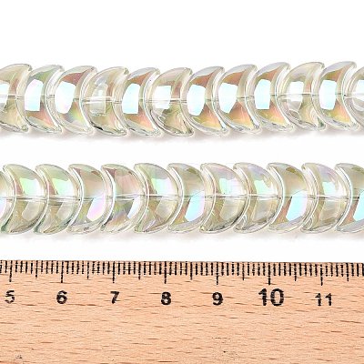 Electroplate Glass Beads Strands EGLA-T021-07D-1