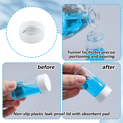 100Pcs Glass Bead Container CON-WH0086-253-1
