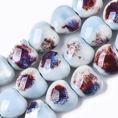 Handmade Porcelain Beads PORC-S498-15A-06-1