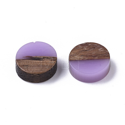 Resin & Wood Cabochons RESI-S358-70-H25-1