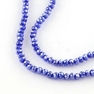 Glass Beads Strands EGLA-GR4MMY-M-1