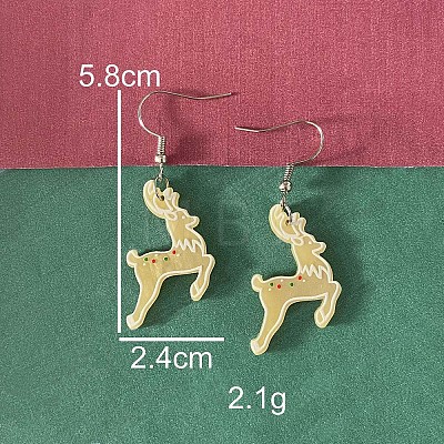 Christmas Acrylic Dangle Earrings FS-WG2A8CC-15-1