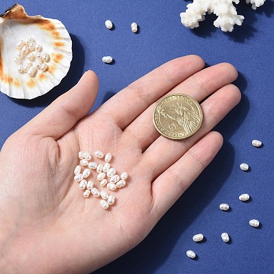 10Pcs Natural Cultured Freshwater Pearl Beads PEAR-YW0001-47-1