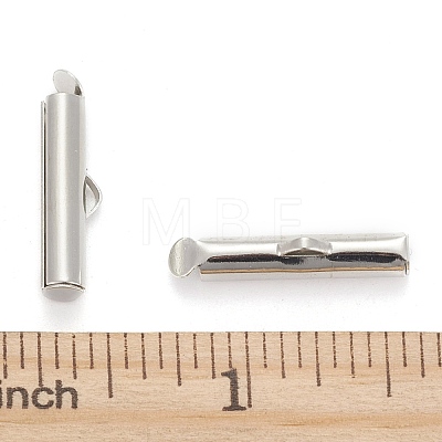 Iron Slide On End Clasp Tubes X-IFIN-R212-2.0cm-P-1