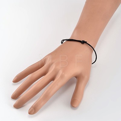 Adjustable Cowhide Leather Cord Bracelet Making BJEW-JB02164-1
