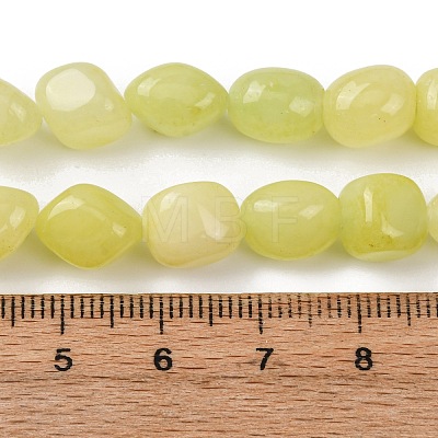 Natural White Jade Dyed Beads Strands G-B078-D22-01A-1