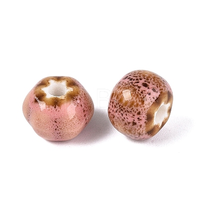 Vintage Handmade Porcelain Beads PORC-Q006-07I-1