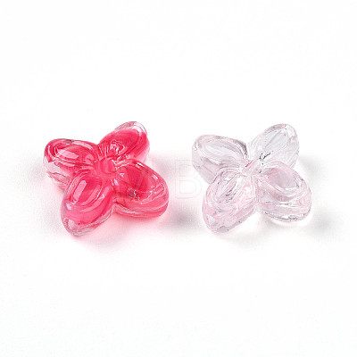 Transparent Acrylic Beads TACR-T028-35C-1