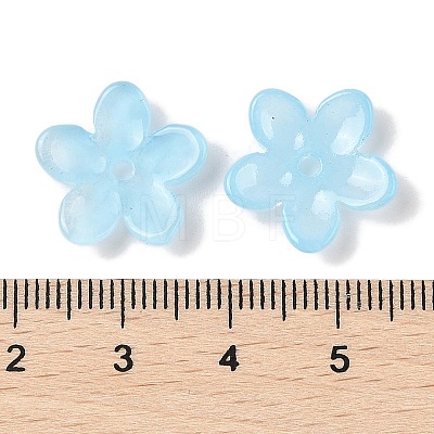 Transparent Spray Paint Glass Beads GLAA-Z011-07H-1