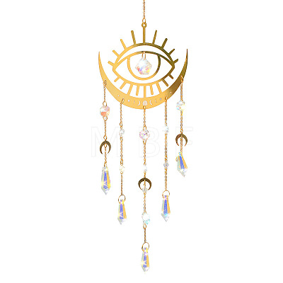 Alloy Evil Eye Pendant Decorations PW-WG26991-01-1