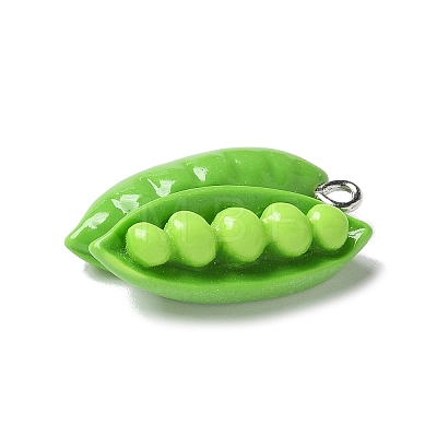 Resin Iron Pendants RESI-D280-09-1