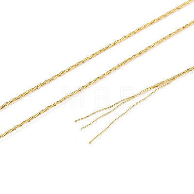 100M 3-Ply Round PET Metallic Thread MCOR-T003-01A-1
