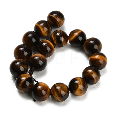 Natural Tiger Eye Beads Strands G-C293-A01-12mm-1