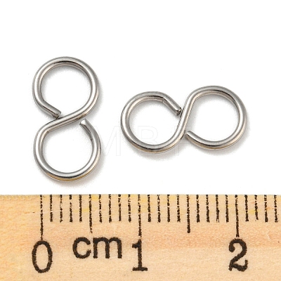 304 Stainless Steel S-Hook Clasps STAS-Z048-05P-1