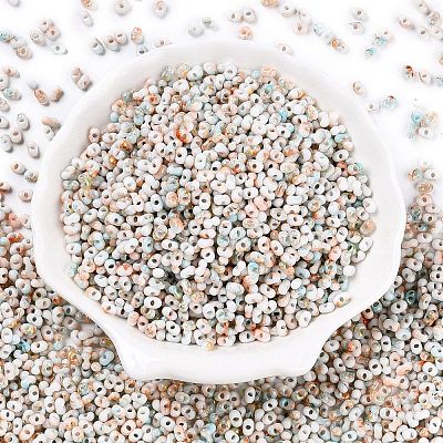 Baking Paint Glass Seed Beads SEED-C003-01I-1